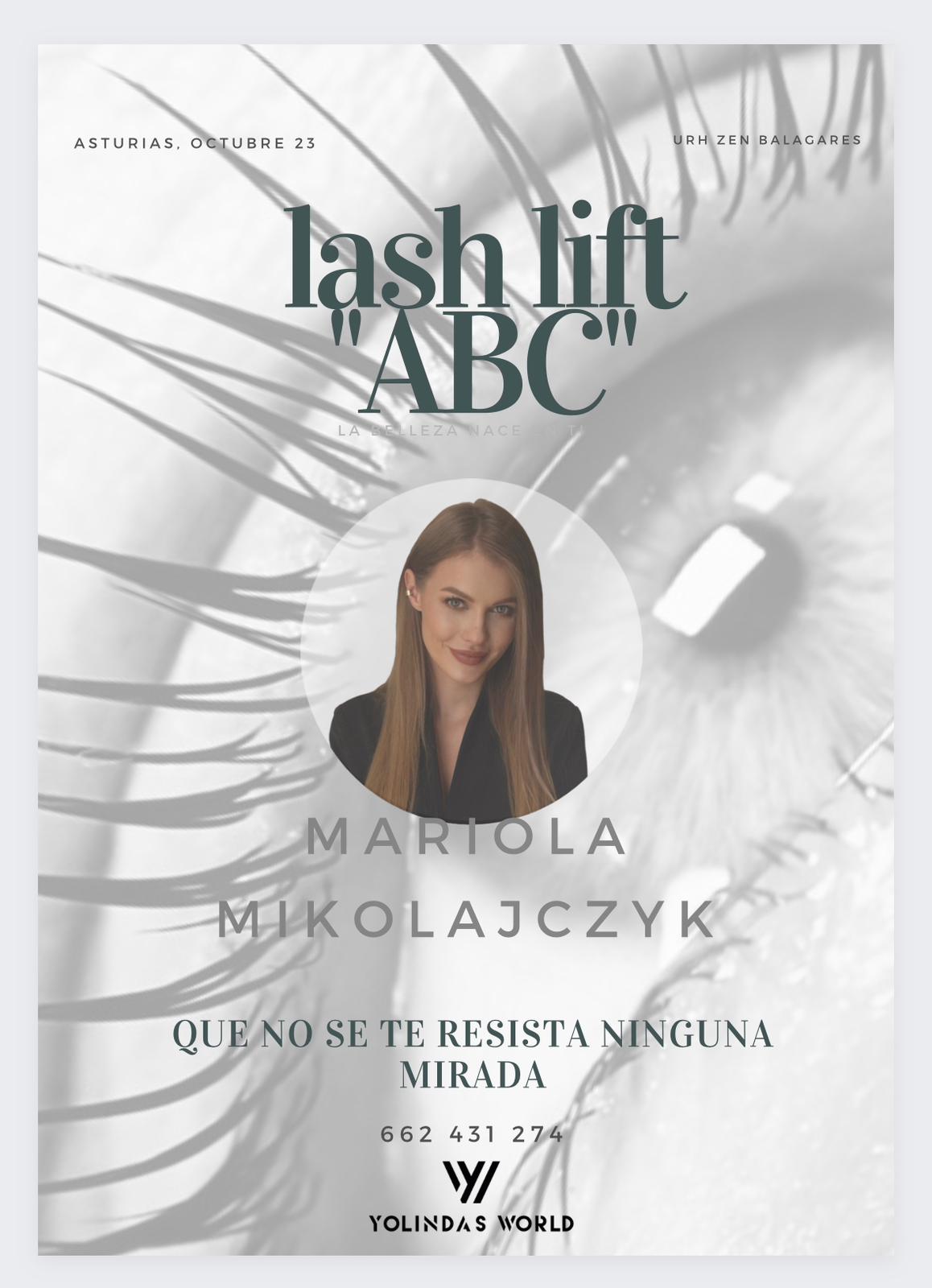 ASTURIAS - Lash Lift "ABC" 23 de octubre